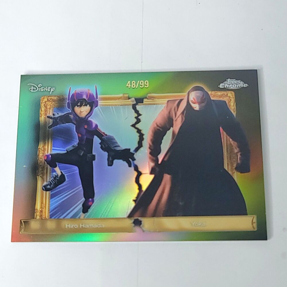 Hiro Hamada Yokai 2026 Topps Disney Neon Family First Rivals 48/99